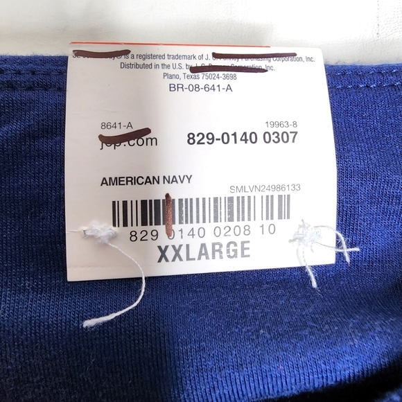 St John's Bay Active Women's Capri Pants Navy Blue Poly/Spandex Plus XXL NWT - Picture 9 of 11